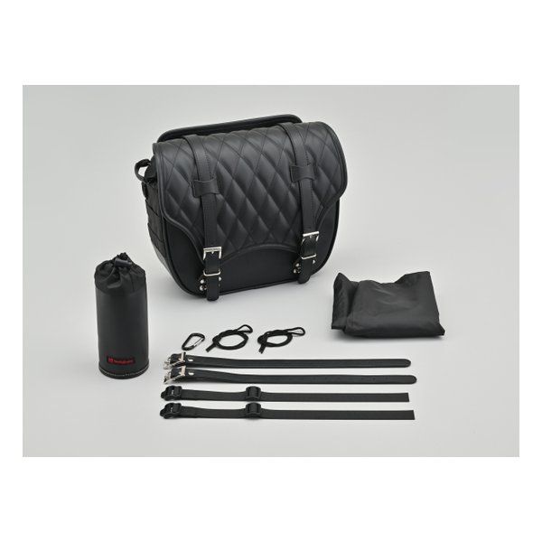 【15日は24時間限定クーポン配布】DAYTONA デイトナ サイドバッグ 12L サドルバッグ DHS-37 トラぺ ダイヤ 40263 (2576222) 代引不可 送料無料