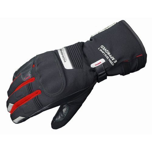 【25日は24時間限定クーポン配布】KOMINE コミネGK-814 GTX CE TOURER W-GLV B/RED M 06-814/BK/RD/M(2417455)代引不可 送料無料|KLAXON