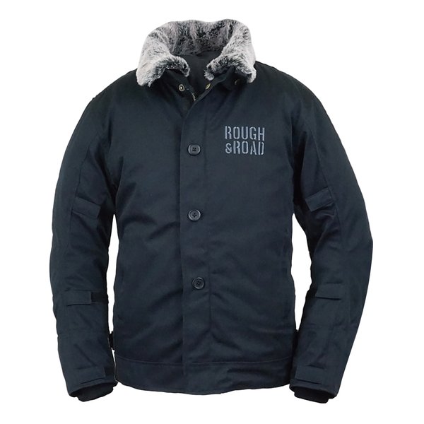 【15日は24時間限定クーポン配布】ROUGH&ROAD ラフアンドロード バイク用 N-1RボアウインタージャケットFP ブラック/LLサイズ RR7691BK4 (2491192) 代引不可 送料無料