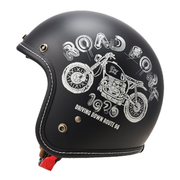 【20日は24時間限定クーポン配布】MARUSHIN マルシン バイク用ジェットヘルメット ROAD FORK マットブラック/XLサイズ MCJ5/マットブラック/XL (2571512) 送料無料