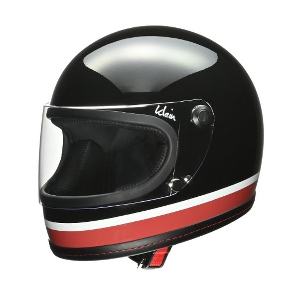 【15日は24時間限定クーポン配布】LEAD工業 リードコウギョウ バイク用フルフェイスヘルメット Klein ブラックＸレッド/レディース/Mサイズ KLEIN/ブラックＸレッド/M (2621192) 送料無料