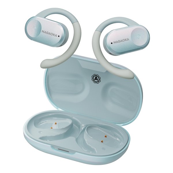 楽天市場】NAGAOKA フック可動式オープンイヤー型完全ワイヤレス