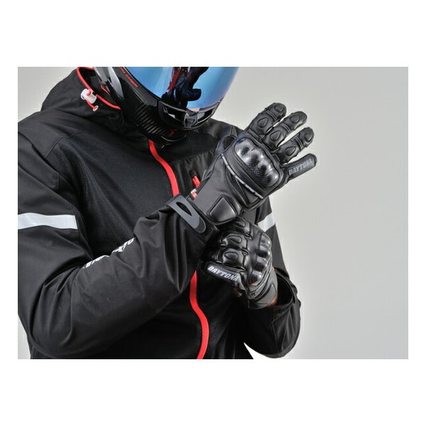 【20日は24時間限定クーポン配布】DAYTONA デイトナ バイクグローブ HBG-036 スポーツショートグローブ ブラック Mサイズ D99223 (2493029) 代引不可 送料無料