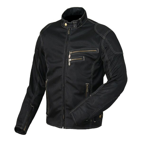 【20日は24時間限定クーポン配布】ROUGH&ROAD ラフアンドロード R&R ライディングZIPメッシュジャケット BK-WM RR7313BKL2 (2529376) 代引不可 送料無料