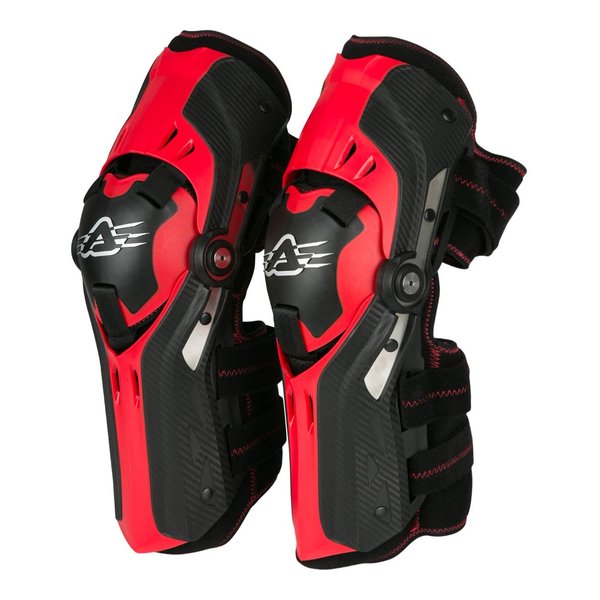 【25日は24時間限定クーポン配布】ACERBIS アチェルビス AC GORILLA ニーガード フリー 左右セット ブラック/レッド 膝 AC-22114BK/RD (2578930) 代引不可 送料無料