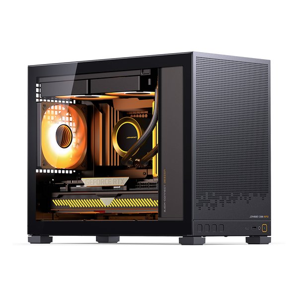 【20日は24時間限定クーポン配布】JONSBO ジョンスボ ミニタワー型PCケース MicroATX対応/SFX/SFX-L電源対応/ブラック D32 STD Black (2642579) 送料無料