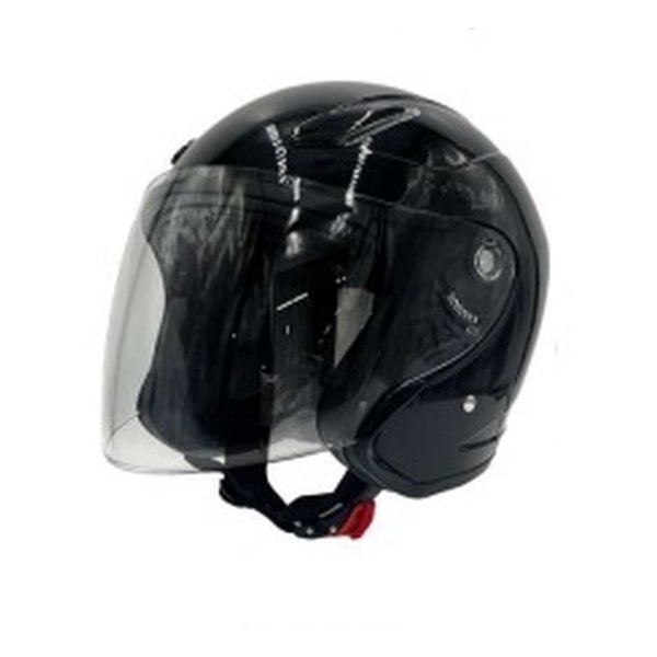 【20日は24時間限定クーポン配布】山城 YAMASHIRO ヤマシロ バイク用 ジェットヘルメット ブラック/XLサイズ YH-004/BLACK/XL (2642616) 送料無料