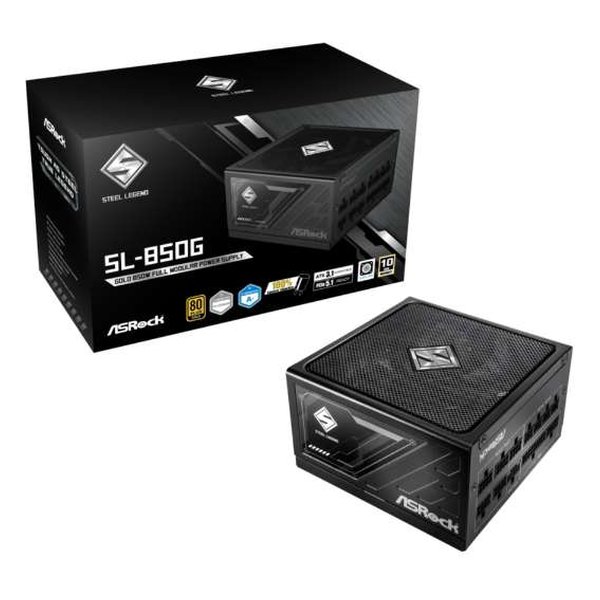 【25日は24時間限定クーポン配布】ASRock アスロックSteel Legend ブラック 850W電源 80PLUS認証 Gold SL-850G(2641871)送料無料｜KLAXON 13,721円