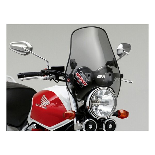 【15日は24時間限定クーポン配布】GIVI ジビ カウルスクリーン 中型ウインドスクリーン A603 セミスモーク H380mm×W395mm D93972 (2455625) 代引不可 送料無料