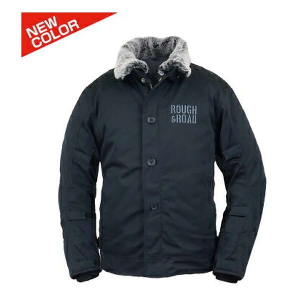 【15日は24時間限定クーポン配布】ROUGH&ROAD ラフアンドロード N-1RボアウインタージャケットFP BK-M RR7691BK2 (2491190) 代引不可 送料無料