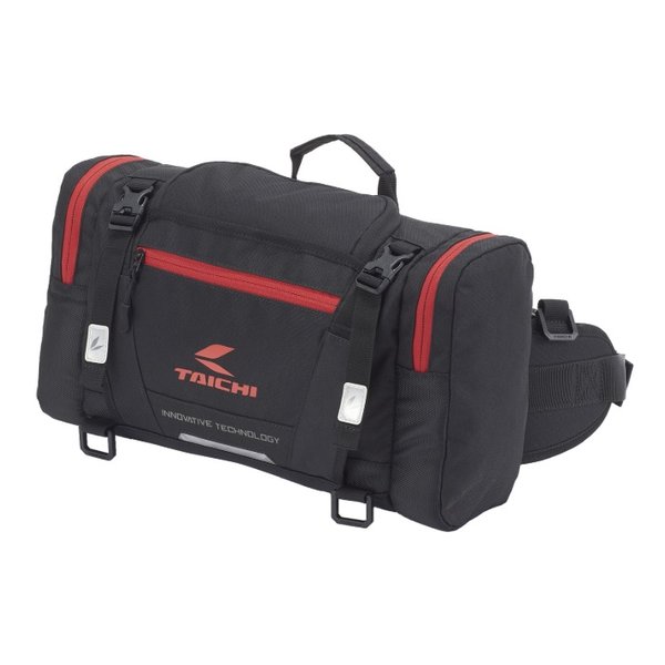 【10日は24時間限定クーポン配布】RS TAICHI アールエスタイチ ヒップバッグ（Ｌ） ブラック／レッド １０Ｌ RSB291BK11 (2643920) 送料無料
