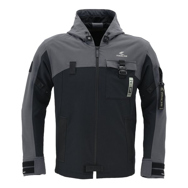【20日は24時間限定クーポン配布】RS TAICHI アールエスタイチ バイク用 春夏 クイックドライパーカ ガンメタルブラック/Mサイズ RSJ335/GUNMETAL/BLACK/M (2643614) 送料無料