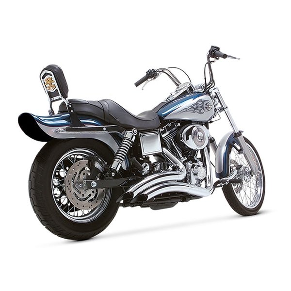 【25日は24時間限定クーポン配布】VANCE&HINES(バンスアンドハインズ)BigRadius 2-2 ビッグラディウス2-2 クローム マフラー DYNA 91-05 1800-0083(2630336)代引不可 送料無料|KLAXON
