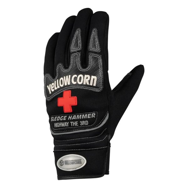 【20日は24時間限定クーポン配布】YeLLOW CORN イエローコーン NEOPRENE GLOVE ネオプレングローブ ブラック/Lサイズ YG-085RBKL (2651106) 送料無料