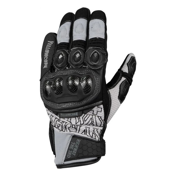 【10日は24時間限定クーポン配布】YeLLOW CORN イエローコーン MESH GLOVE メッシュグローブ シルバー/LLサイズ YG-353SVLL (2651116) 送料無料