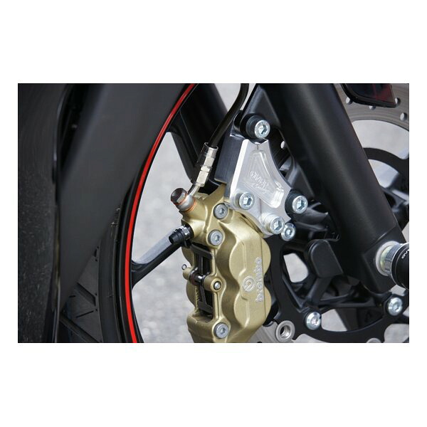【15日は24時間限定クーポン配布】OVER Racing（オーヴァーレーシング） Fキャリパーサポート ブレンボ4P/40mm/YZF-R25 83-35-11 (2651838) 代引不可 送料無料