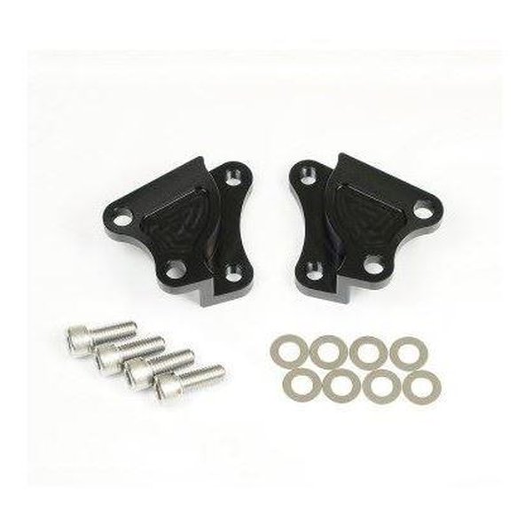 【15日は24時間限定クーポン配布】ROUGH&ROAD ラフアンドロード WQキャリサポ 40mm ゼファー400~95 BK WQ23-17001BK (2646305) 代引不可 送料無料