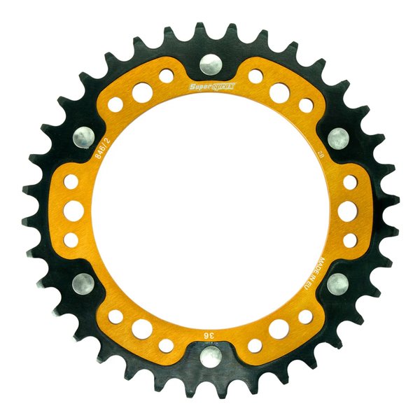 【15日は24時間限定クーポン配布】Supersprox スーパースプロックス SPX REAR STEALTH 846/2-36T GLD RST-846/236-GLD (2534576) 代引不可 送料無料