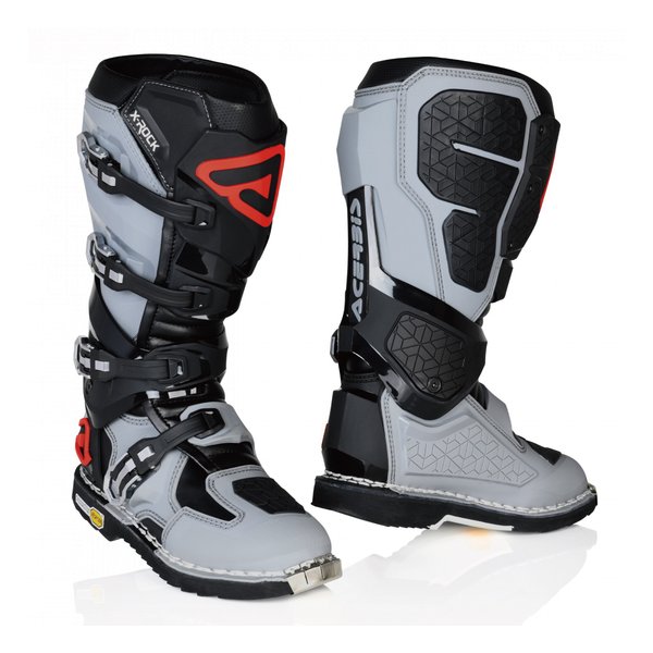 【15日は24時間限定クーポン配布】ACERBIS アチェルビス X-ROCK MM ブーツ BK/GY-45 28.5cm US-10.5 AC-24289BKGY45 (2645016) 代引不可 送料無料