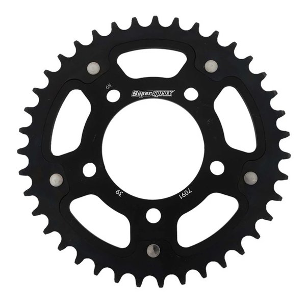 【25日は24時間限定クーポン配布】Supersprox スーパースプロックスSPX REAR STEALTH 7091-39T BLK RST-7091:39-BLK(2587501)代引不可 送料無料|KLAXON