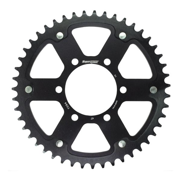 【25日は24時間限定クーポン配布】Supersprox スーパースプロックスSPX REAR STEALTH 7094-47T BLK RST-7094:47-BLK(2587529)代引不可 送料無料｜KLAXON 9,564円