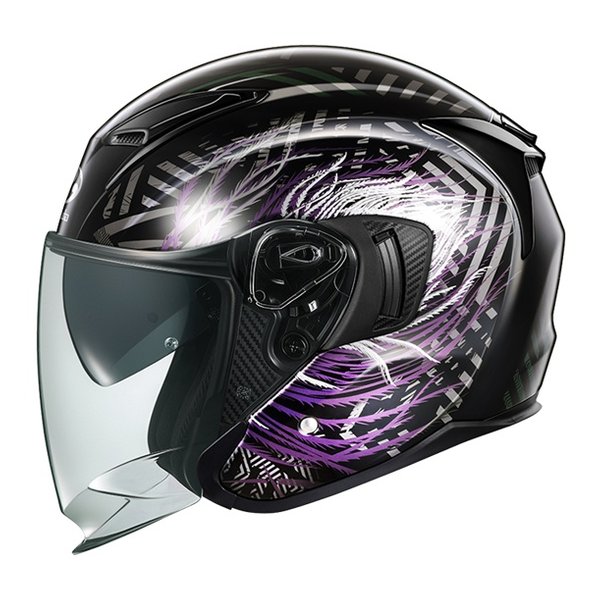 【20日は24時間限定クーポン配布】OGK KABUTO(オージーケーカブト)EXCEED-2 プルーム ブラックパープル XL EXCEED-2プルームBKパープルXL(2653737)代引不可 送料無料|KLAXON