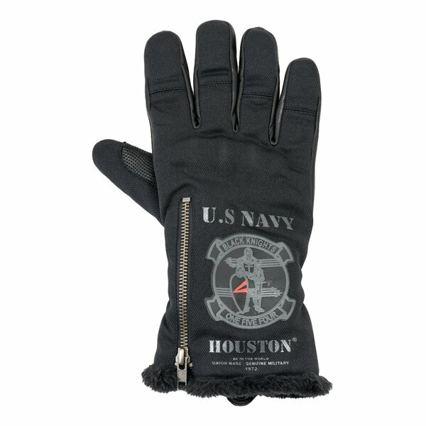 【20日は24時間限定クーポン配布】HOUSTON ヒューストン バイク用 HTVG-2516W BLACK KNIGHTS TYPE LEATHER GLOVE ブラック/Lサイズ HTVG-2516W/BLACK/L (2658099) 送料無料