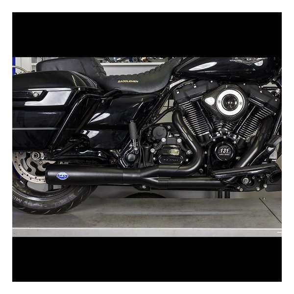 【10日は24時間限定クーポン配布】S&S Cycle Inc（エスアンドエスサイクル） DAIMONDBACK 2-1 BLK M8 Touring 17-20 550-1028 (2624984) 代引不可 送料無料