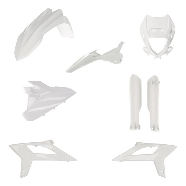 【15日は24時間限定クーポン配布】ACERBIS アチェルビス PLASTICフルキットRR2T200/250 20-22 ホワイト AC-24937WH (2645256) 代引不可 送料無料