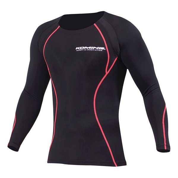 【25日は24時間限定クーポン配布】KOMINE コミネ JKL-122 COOL C UNDERSHIR BLK/ORG XS 03-122/BK/OR/XS (2477950) 代引不可 送料無料
