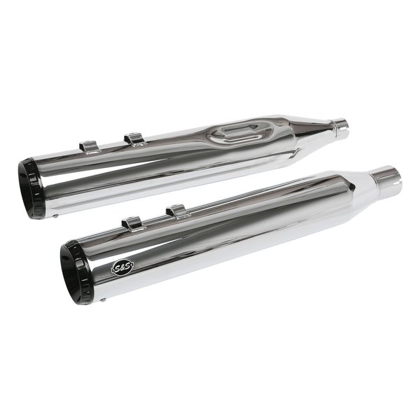 【10日は24時間限定クーポン配布】S&S Cycle Inc（エスアンドエスサイクル） GNX Slip-On Mufflers CHR Touring 17-21 550-0991 (2624987) 代引不可 送料無料