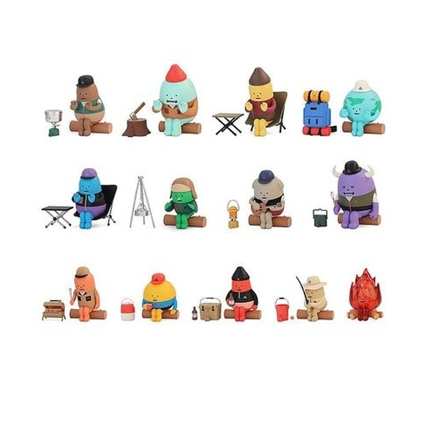 【25日は24時間限定クーポン配布】BLITZWAY JAPAN（ブリッツウェイ ジャパン）SML MINI-FIGURE BLIND BOX Blind Box Vol 4. ： CAMPING SERIES 12個入りBOX 30304(2669505)代引不可 送料無料｜KLAXON