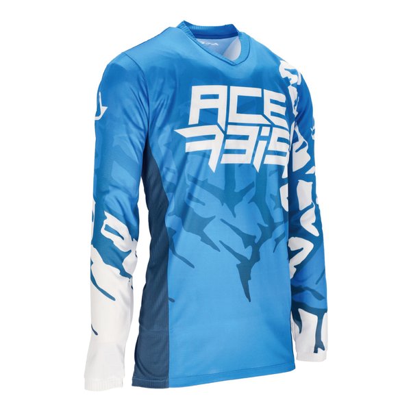 【10日は24時間限定クーポン配布】ACERBIS アチェルビス J-TRACK SIXジャージ ブルー/ホワイト Mサイズ AC-25040BL/WH2 (2645322) 代引不可 送料無料