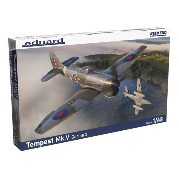 【15日は24時間限定クーポン配布】eduard（エデュアルド） 1/48 テンペストMk.Vシリーズ2 ウィークエンドエディション EG84187 (2669573) 代引不可 送料無料