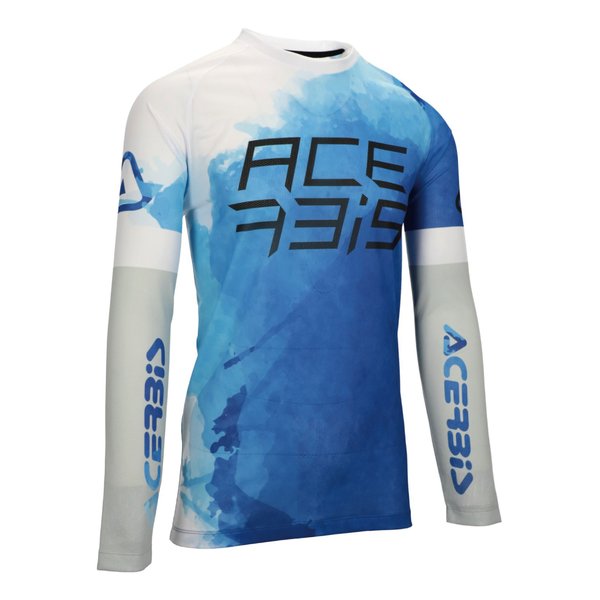 【25日は24時間限定クーポン配布】ACERBIS アチェルビスJ-WINDY WATERMARKジャージ ブルー/ホワイト ３ＸＬサイズ AC-26046BL/WH6(2645653)代引不可 送料無料｜KLAXON