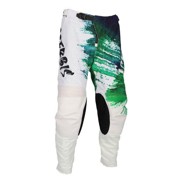 【20日は24時間限定クーポン配布】ACERBIS アチェルビス K-WINDY VENTEDパンツ BRUSH ホワイト/グリーン ３８ AC-26067WH/GR6 (2645713) 代引不可 送料無料