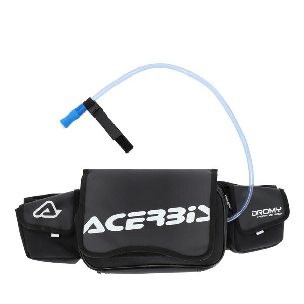 【15日は24時間限定クーポン配布】ACERBIS アチェルビス DROMY LOGO WAIST PACK 6.5L ブラック/ホワイト AC-26159BK/WH (2645731) 代引不可 送料無料