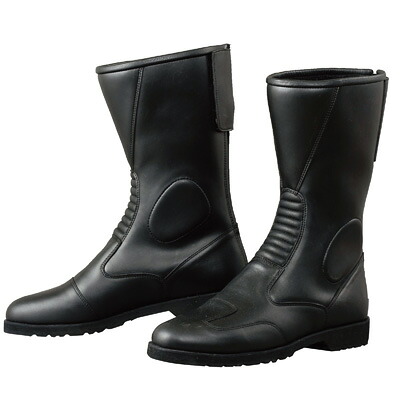 【15日は24時間限定クーポン配布】KOMINE コミネ K202 BACK ZIPPER BOOTS WIDE BLK 24 05-115/BK/24 (2181102) 代引不可 送料無料