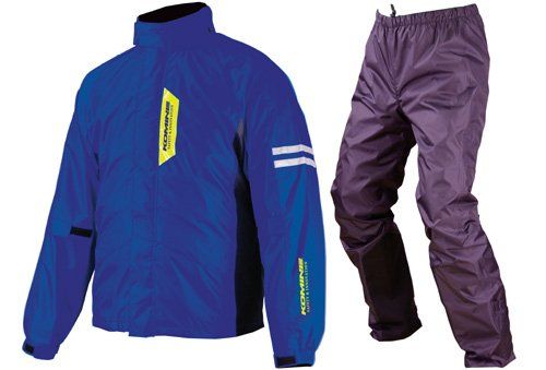 【25日は24時間限定クーポン配布】KOMINE コミネ RK-539 BREATHTER RAIN WEAR D.BLU XL 03-539/D.BL/XL (2300944) 代引不可 送料無料