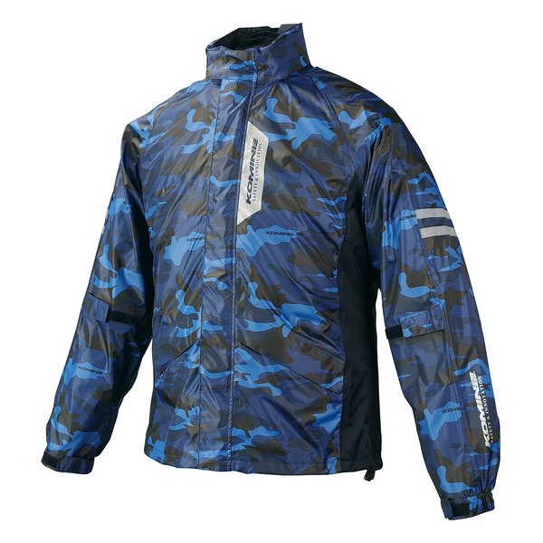 【25日は24時間限定クーポン配布】KOMINE コミネRK-539 BR RAIN WEAR Blue-Camo L 03-539/BL/L(2477970)代引不可 送料無料|KLAXON