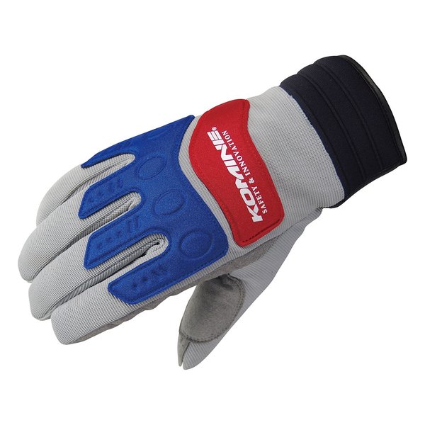 【10日は24時間限定クーポン配布】KOMINE コミネ GK-785 INSTRUCTOR W-GLV GRY/RED 2XL 06-785/GY/RD/2XL (2478554) 代引不可 送料無料