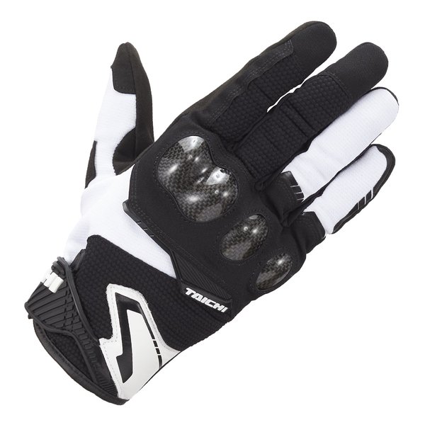 【20日は24時間限定クーポン配布】RS TAICHI アールエスタイチ オーブテクト カーボン グローブ BLACK/WHITE L RST473BK/WHL (2674794) 送料無料