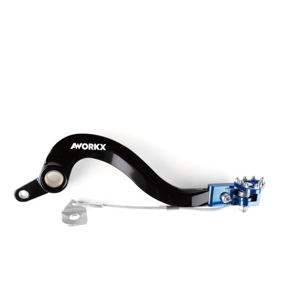 【15日は24時間限定クーポン配布】AWORKX アウォークス リア 鍛造フットブレーキレバー ブルー AW-20048 (2646060) 代引不可 送料無料