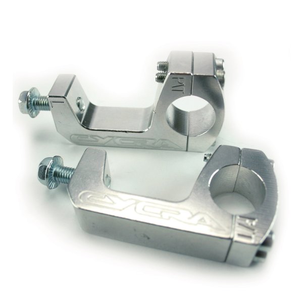 【20日は24時間限定クーポン配布】Cycra サイクラ Uクランプセット STD 7/8バー対応 シルバー CY24092SV (2646220) 代引不可 送料無料