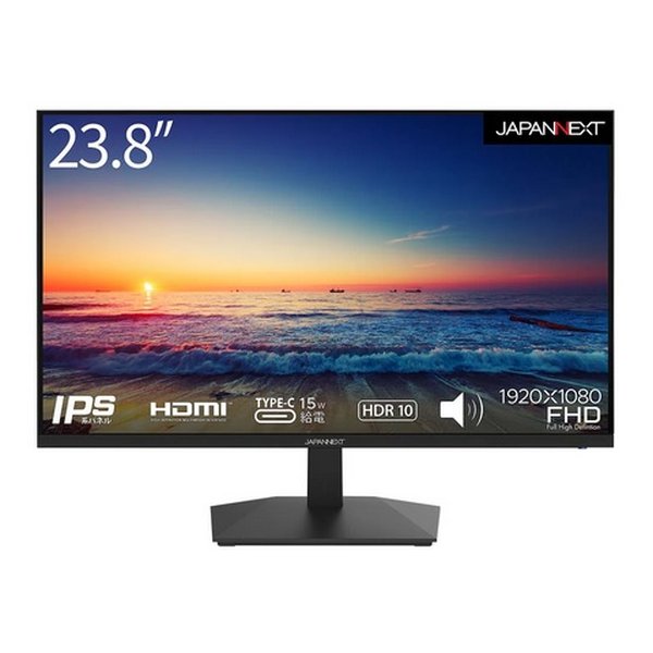 【20日は24時間限定クーポン配布】JAPANNEXT ジャパンネクスト 液晶ディスプレイ 23.8型 フルHD/5ms/IPSフリッカーフリー/ブルーライト軽減 JN-IPS238FHDR-C (2569456) 送料無料 11,012円
