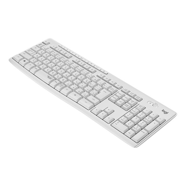 Logicool ロジクールサイレントワイヤレスキーボード オフホワイト K295OW(2507716)送料無料