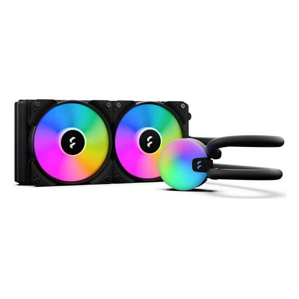 【15日は24時間限定クーポン配布】Fractal Design フラクタルデザイン Lumen v2 RGB 水冷一体型CPUクーラー 120mmファン×2 FD-W-L1-S2412 FD-W-L1-S2412 (2573993) 代引不可 送料無料