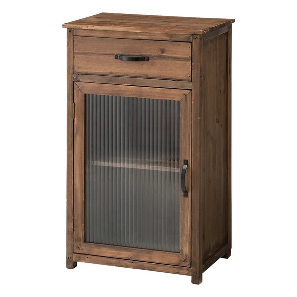 【20日は24時間限定クーポン配布】東谷 アズマヤ ガラスキャビネット ブラウン W40×D29×H66 CCR-108 (2559726) 代引不可