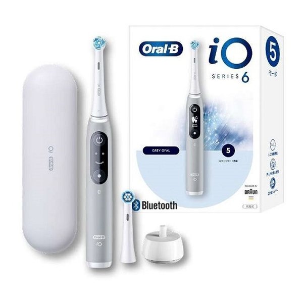 【25日は24時間限定クーポン配布】BRAUN ブラウンオーラルB iO6 電動歯ブラシ 充電式/ホワイト iOM62I61KWT(2560897)送料無料｜e-zoa SHOP