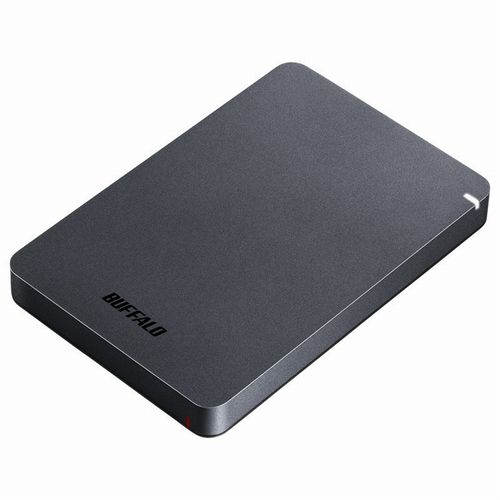 【15日は24時間限定クーポン配布】BUFFALO バッファロー ポータブルHDD 1TB ブラック HD-PGF1.0U3-BKA (2472037) 送料無料